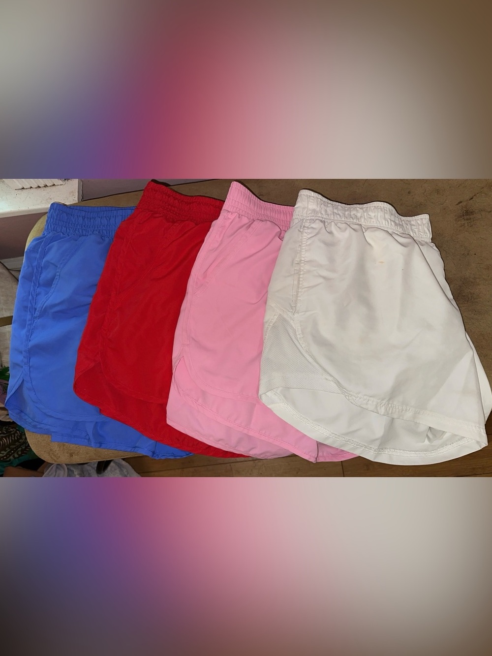 Athletic Works Women’s Athletic Shorts - Blue, Red, Pink, White